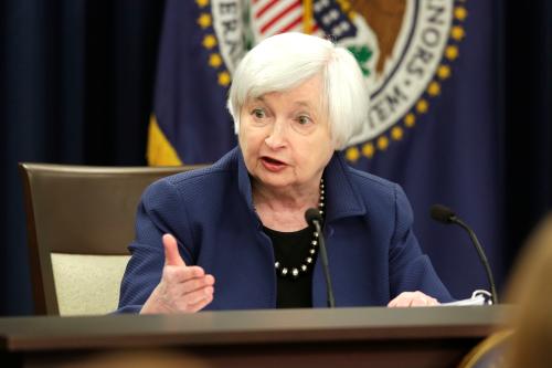 Janet Yellen at March press conference