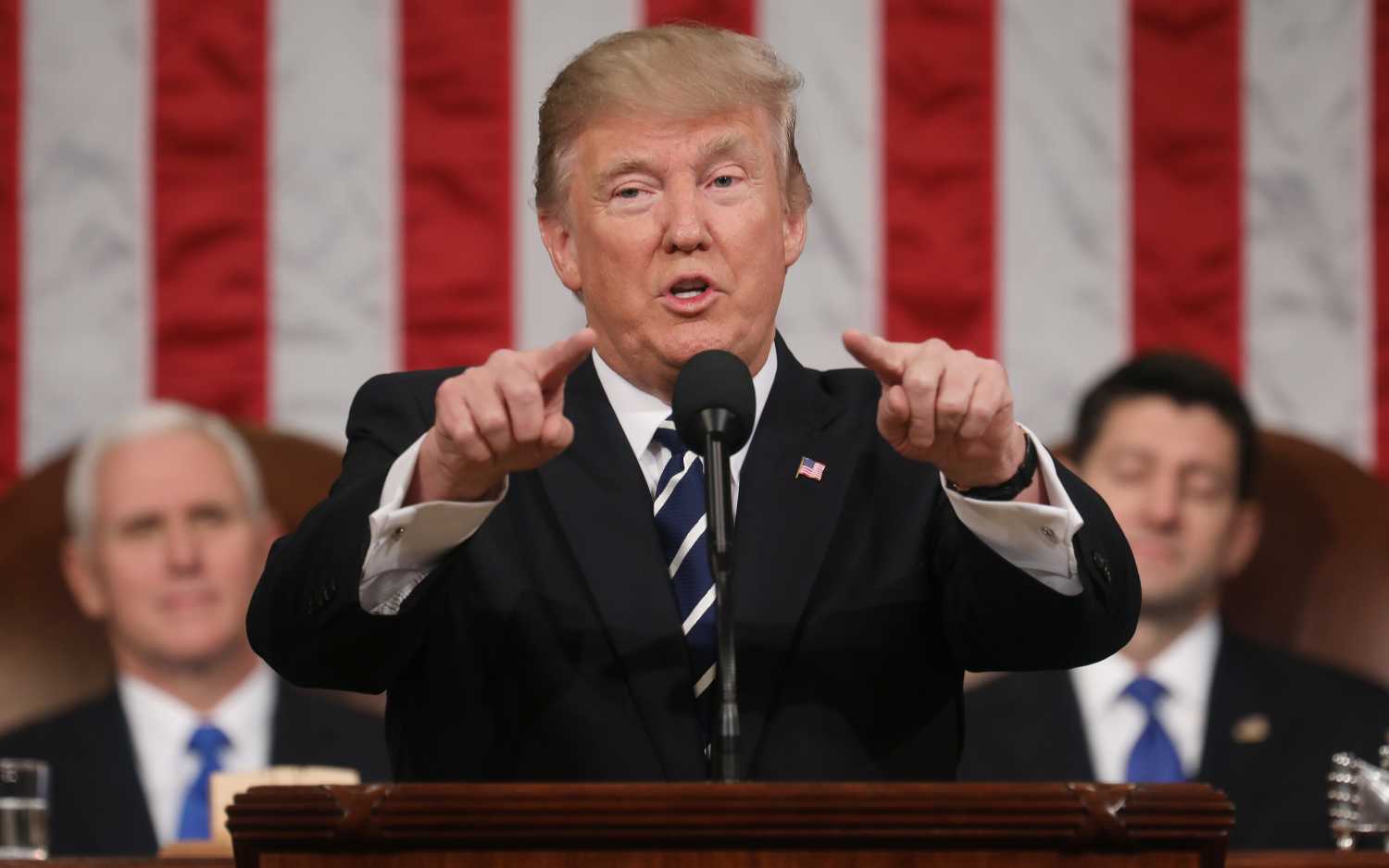 Trump addresses a joint session of Congress
