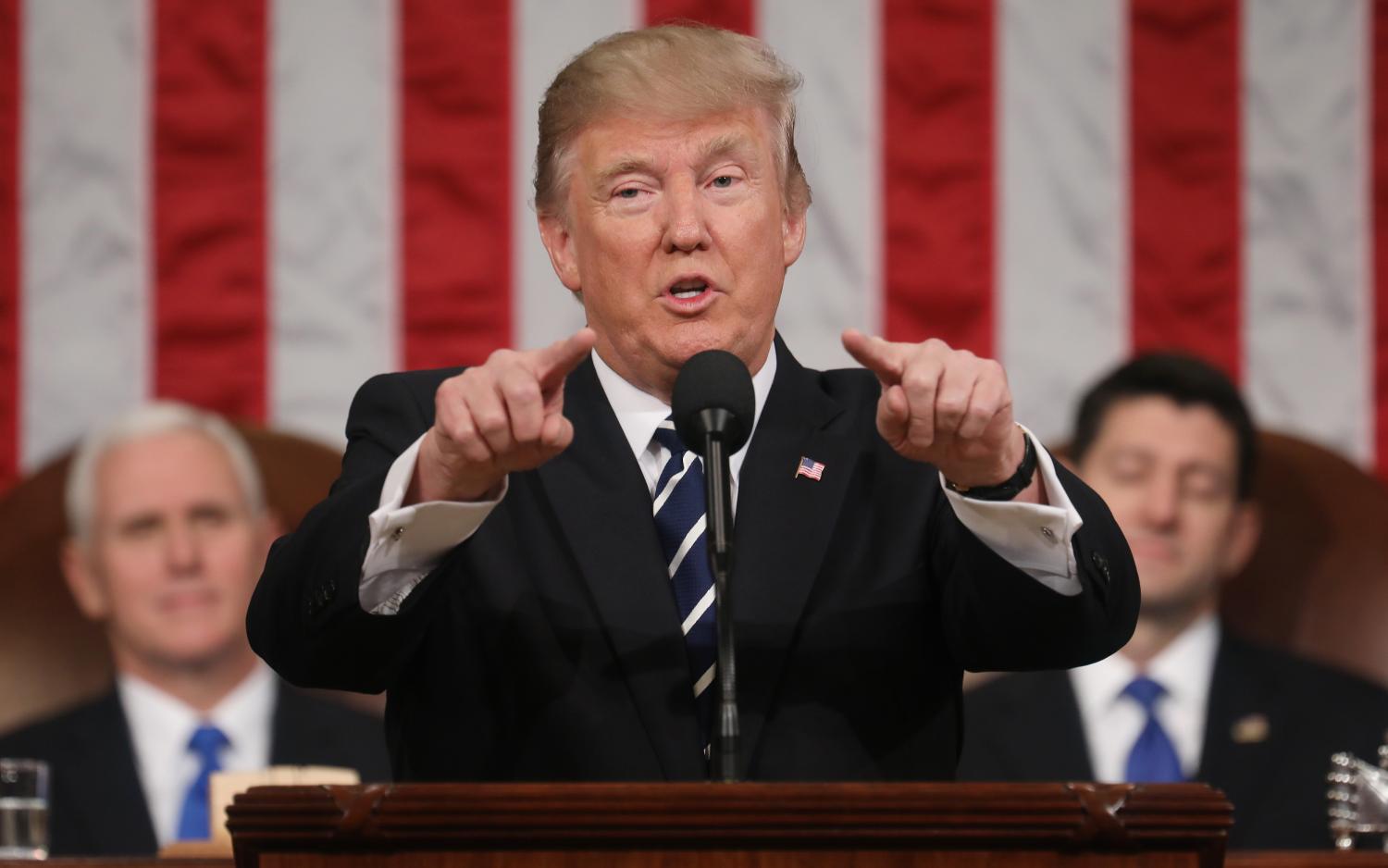 Trump addresses a joint session of Congress