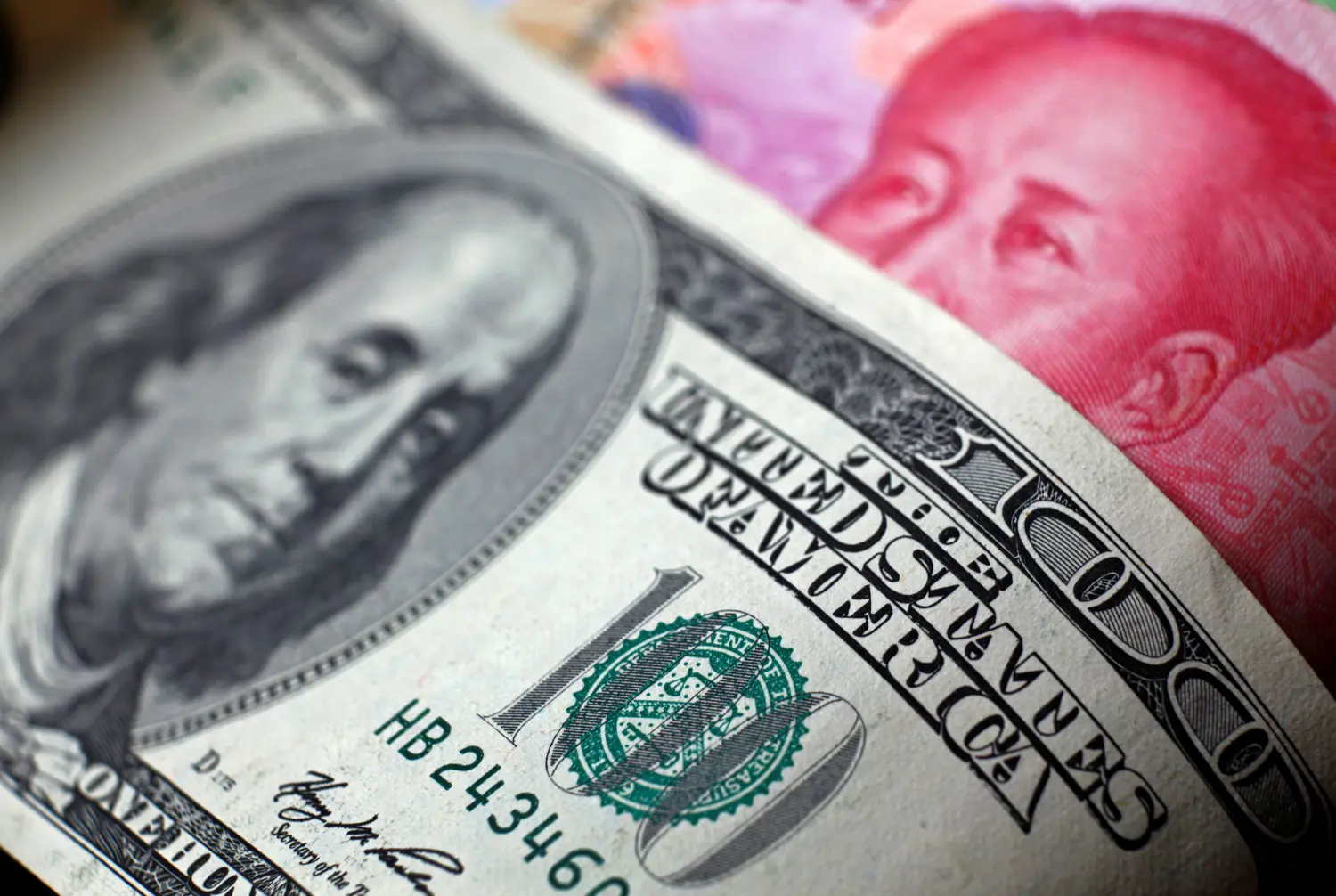 U.S. dollar and Chinese yuan