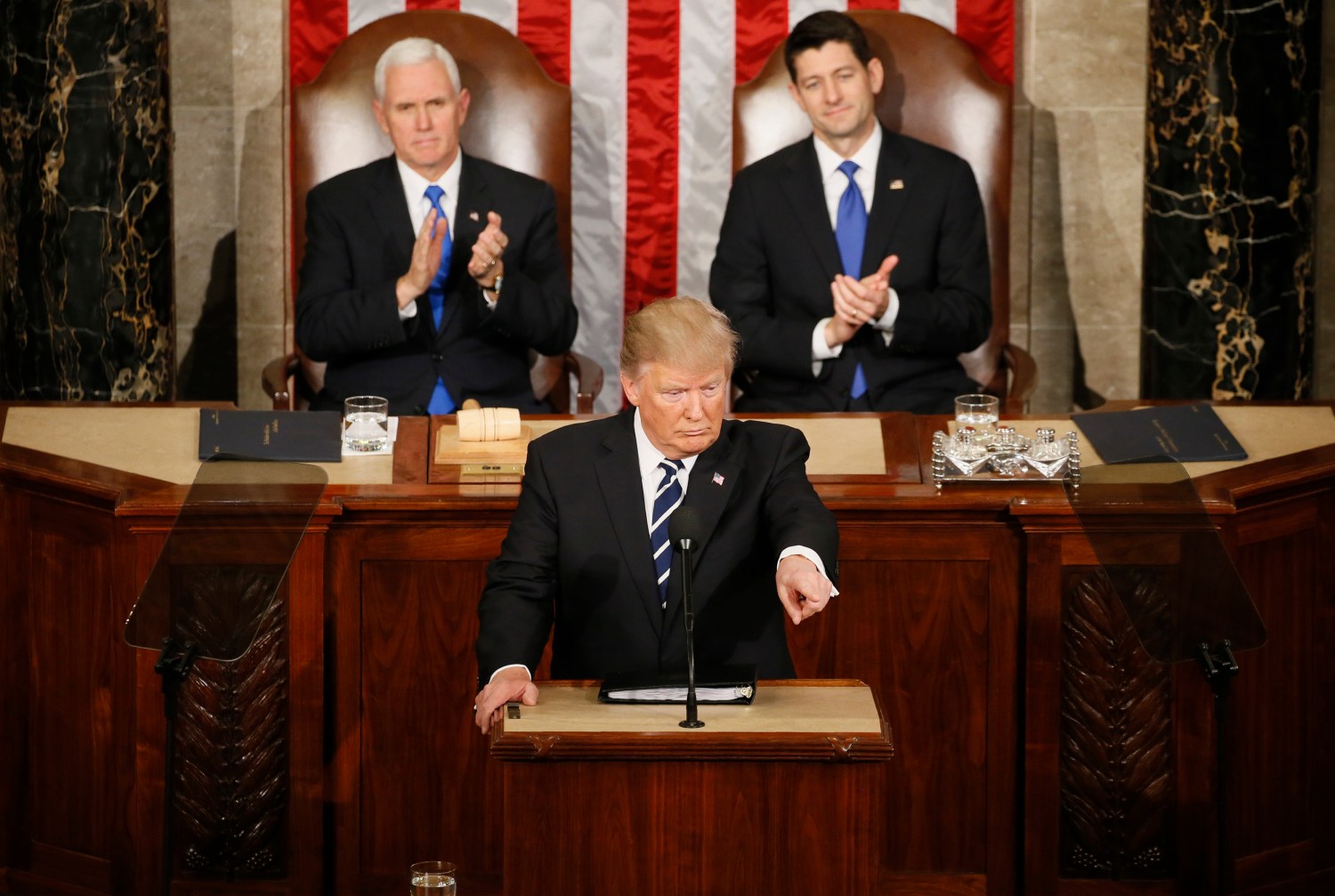 U.S. President Trump addresses Joint Session of Congress