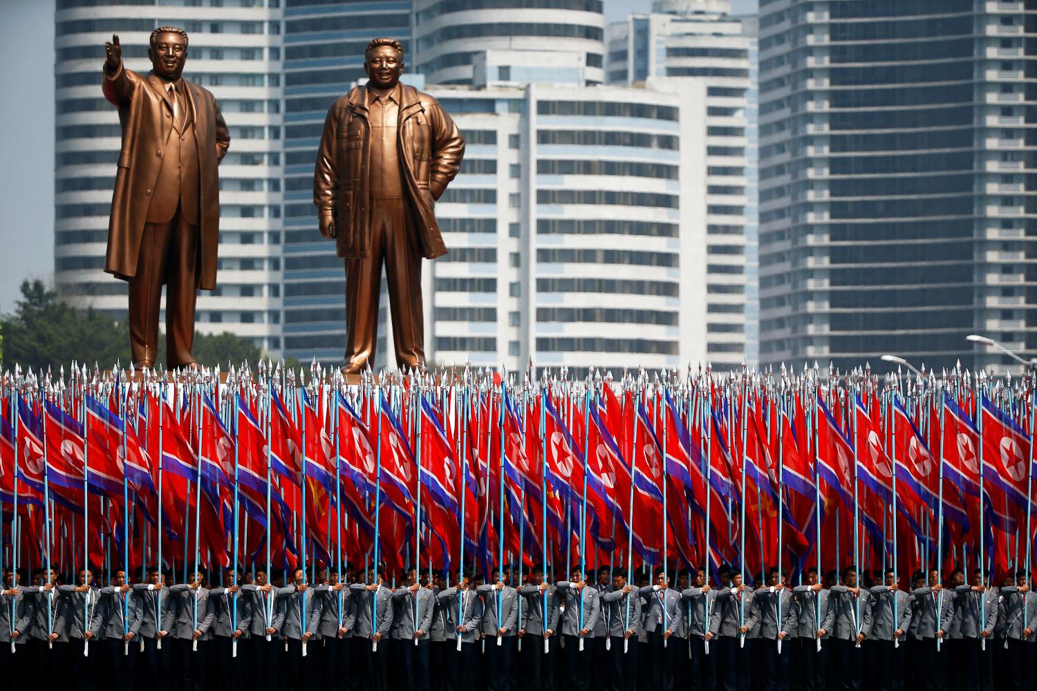 A Picture and its Story: North Korea on parade