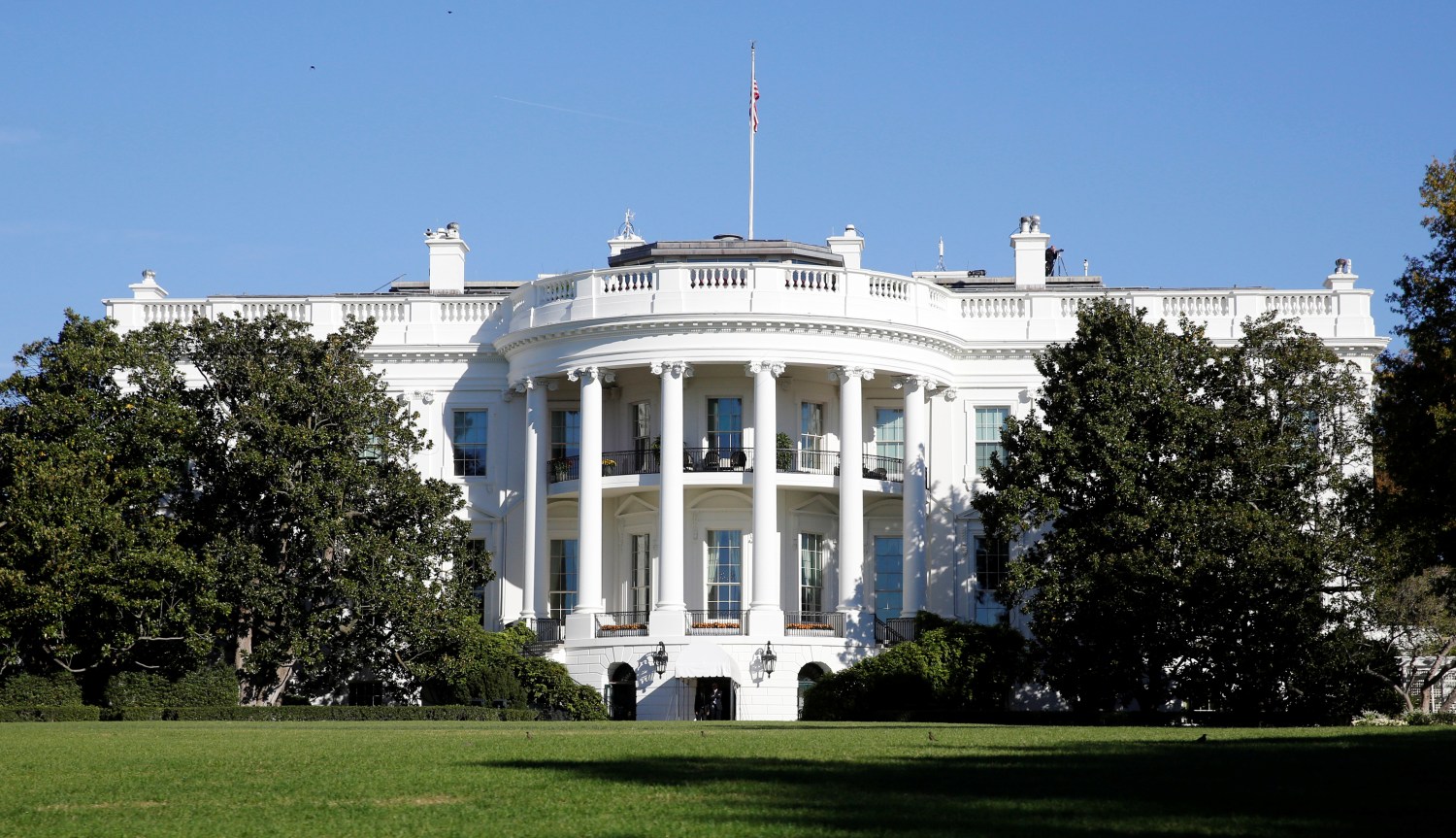 The White House is seen on election day in Washington