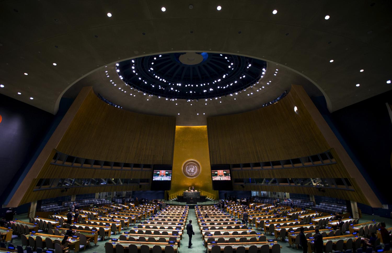 Wider Image: Inside The United Nations Headquarters