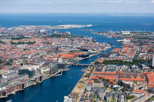 Aerial Photo of the Copenhagen Port (Photo credit: Ole Malling)