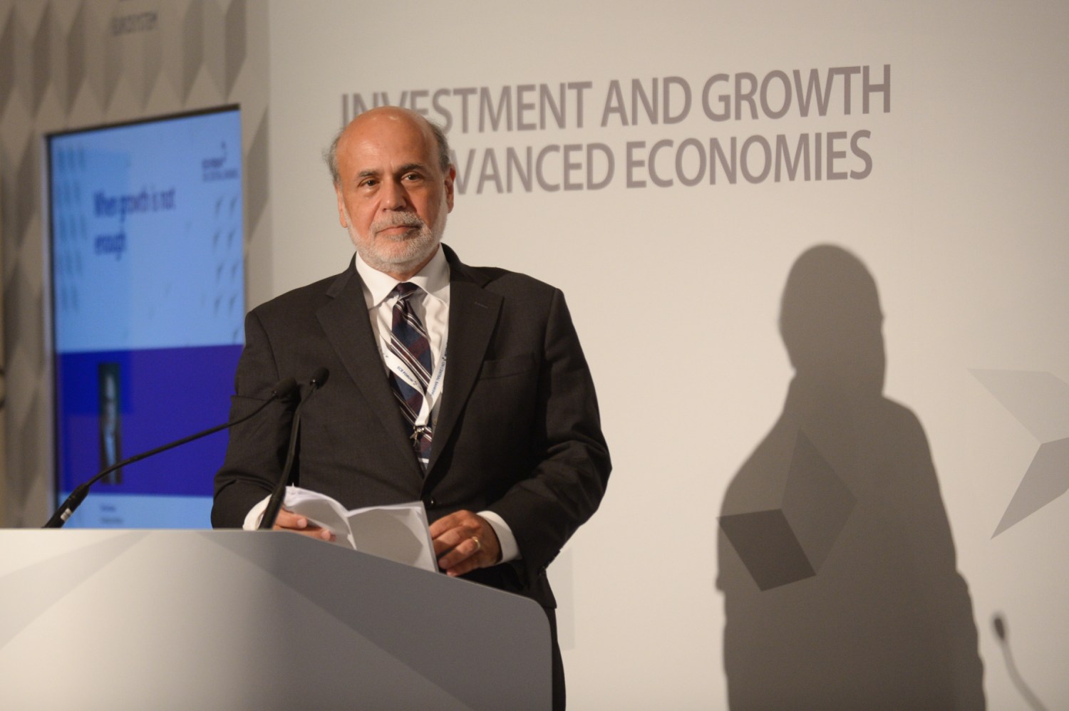 Ben Bernanke speaks at the ECB Forum on Central Banking.
