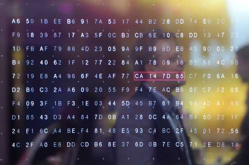 A man walks past a display of hexadecimal code on the Telekom exhibition stand at the CeBIT trade fair, the world's biggest computer and software fair, in Hannover March 13, 2016. REUTERS/Nigel Treblin TPX IMAGES OF THE DAY - RTX28XH3