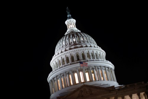 The United States Capitol is seen prior to an all night round of health care votes on Capitol Hill in Washington, U.S., July 27, 2017. REUTERS/Aaron P. Bernstein - RTX3D88D