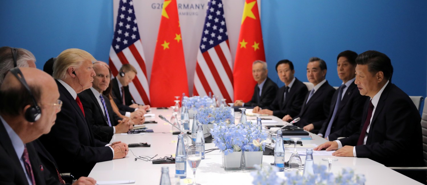 U.S. President Donald Trump and Chinese President Xi Jinping attend the bilateral meeting at the G20 leaders summit