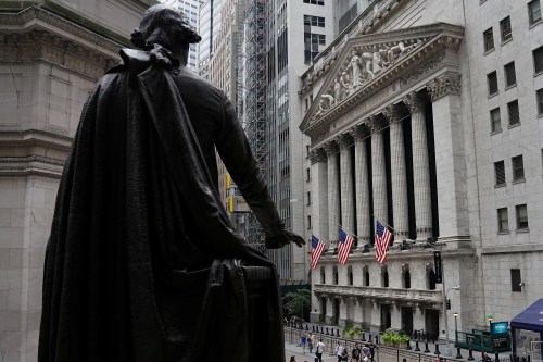 The New York Stock Exchange (NYSE) is pictured in New York.