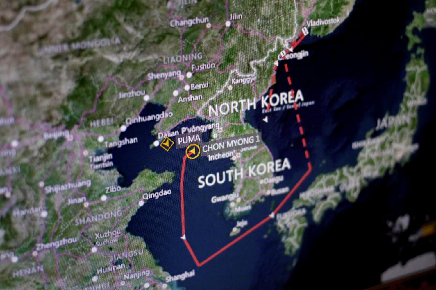 Image showing map of the Korean Peninsula