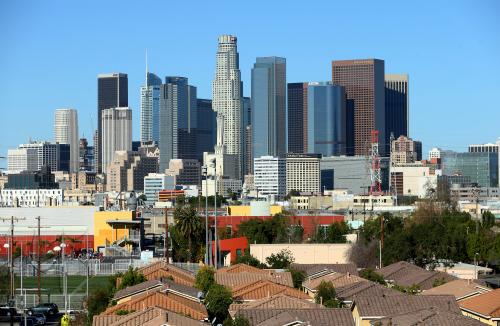 Downtown Los Angeles, California, U.S. February 23, 2017. REUTERS/Mike Blake - RC16FFE6E950