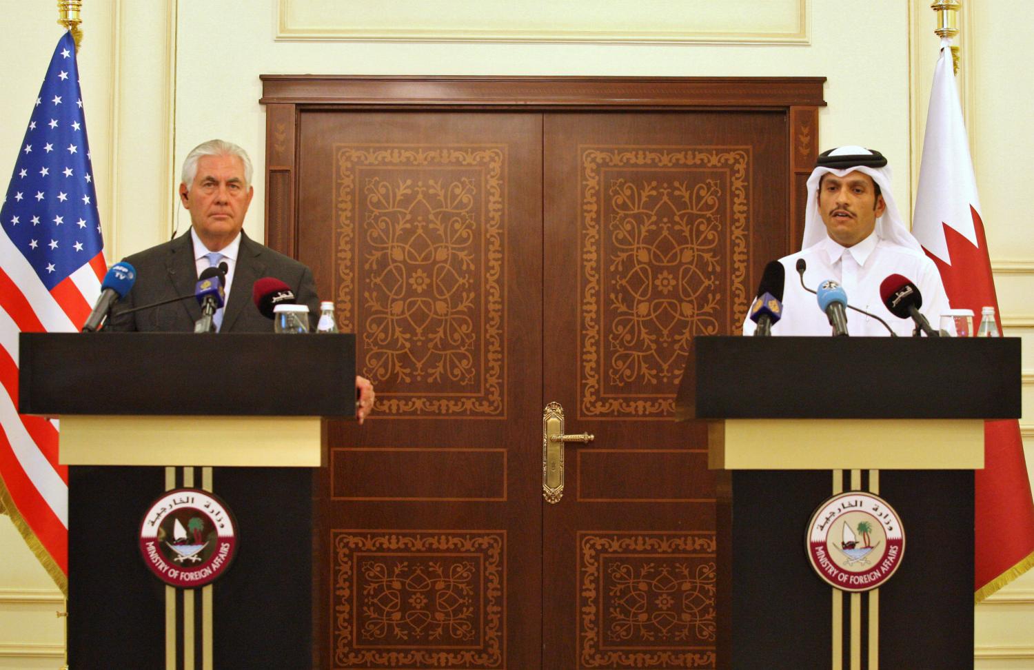 Press conference with U.S. Secretary of State Rex Tillerson and Qatari Foreign Minister Sheikh Mohammed bin Abdulrahman al-Thani