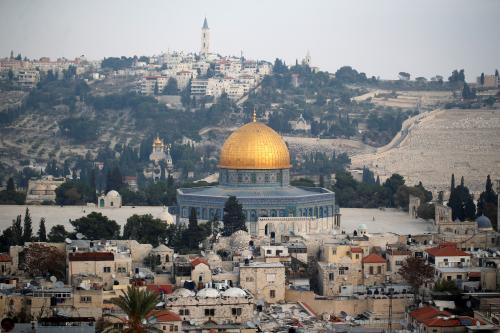 A general view shows part of Jerusalem's Old City and the Dome of the Rock December 5, 2017 REUTERS/Ammar Awad