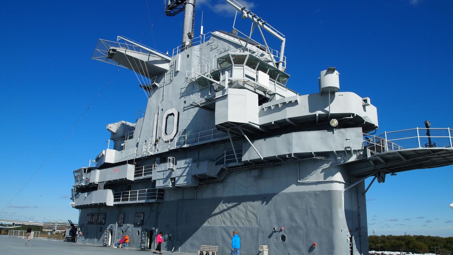 Superstructure of the USS Yorktown, CV-10 (By Fancy-cats-are-happy-cats)