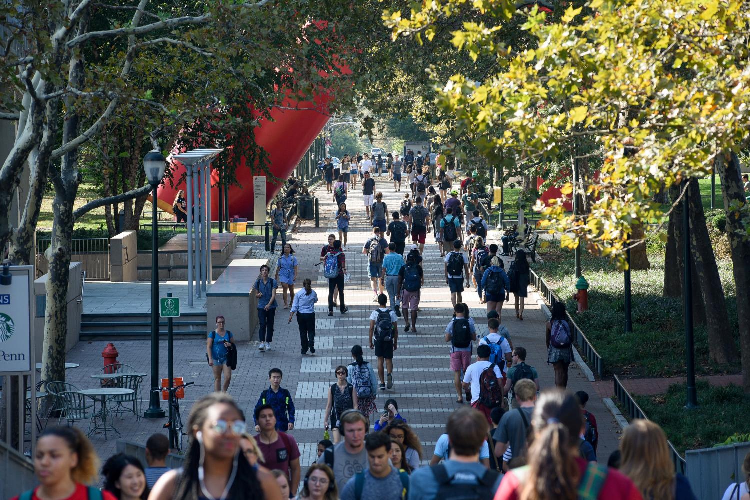 The campus of the University of Pennsyvania in Philadelphia, Pennsylvania