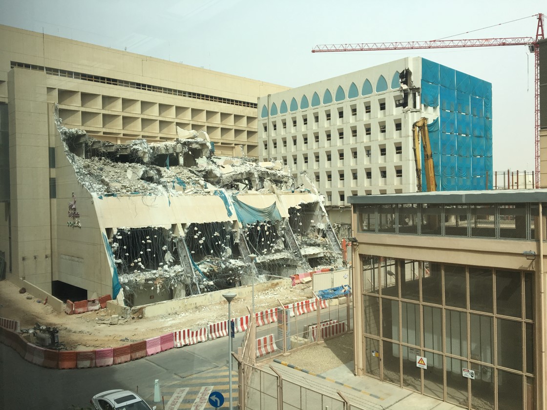 When I first came to Riyadh in 1982, my dad told me a joke inspired by the country’s rapid, petro-dollar-fueled development: What’s the national bird of Saudi Arabia? The building crane. Today, it’s still true—but in addition to new skyscrapers, cranes are also working on redevelopment within Riyadh’s older neighborhoods, or on new infrastructure like the subway system. Construction is everywhere.