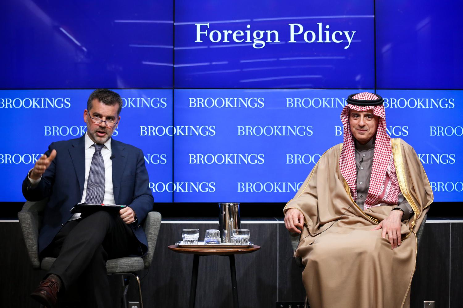 Washington, DC-2018-On March 22, Foreign Policy at Brookings will host the minister of foreign affairs of the Kingdom of Saudi Arabia, H.E. Adel Al-Jubeir, for an Alan and Jane Batkin International Leaders Forum. In his remarks, the foreign minister will provide perspectives on Saudi Arabias role as a regional leader for stability and reconstruction. He will also discuss the importance of maintaining key bilateral relationships to promote the restoration of security and stability in the Middle East.