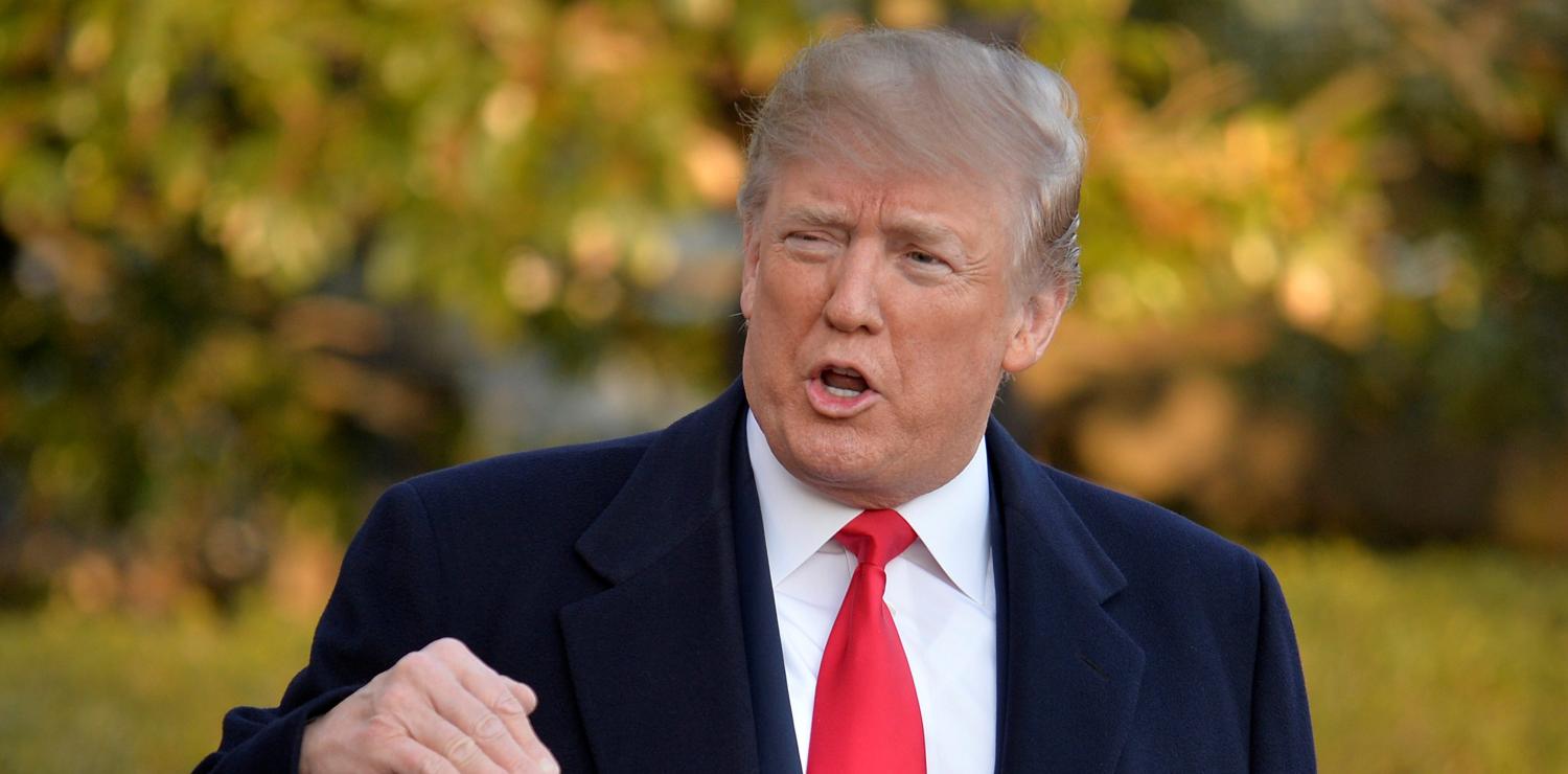 U.S. President Donald Trump responds to a reporter's question about North Korea as he departs the White House, Washington, DC, U.S., for a day trip to suburban Pittsburgh, Pennsylvania, for a Make America Great Again rally supporting Republican candidate Rick Saccone, March 10, 2018. REUTERS/Mike Theiler