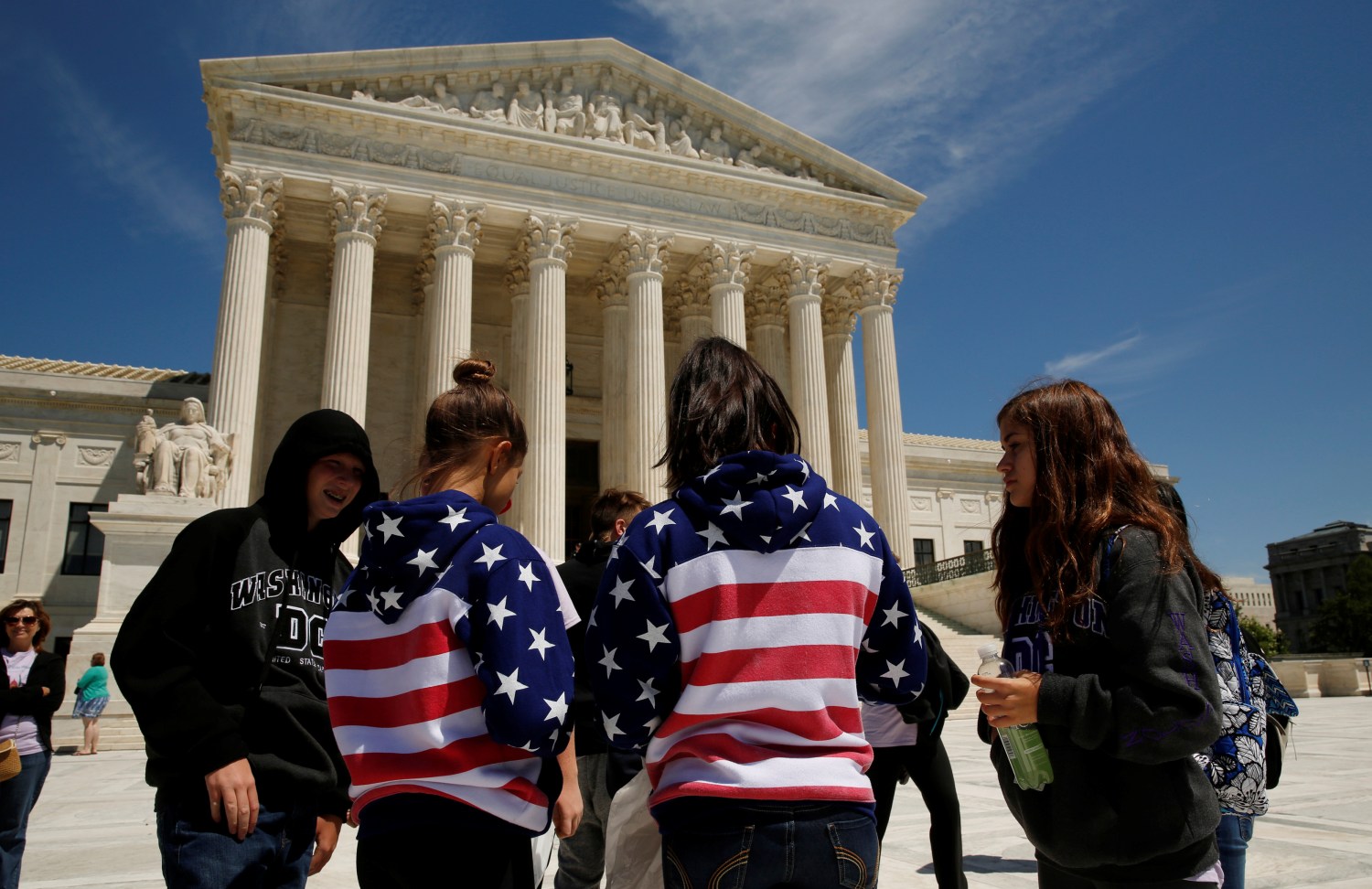 Students tour the U.S. Supreme Court in Washington