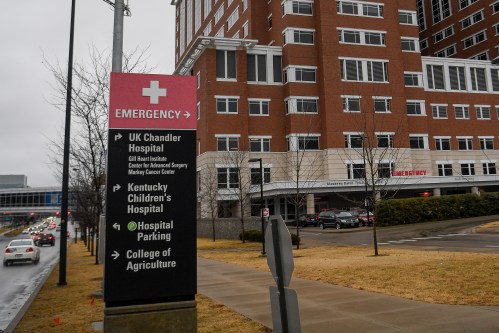 The emergency room at the University of Kentucky Hospital in Lexington, KY, U.S., February 7, 2018. Picture taken February 7, 2018. REUTERS/Bryan Woolston - RC1BF4DCC6E0
