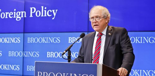 John Sopko speaking at Brookings