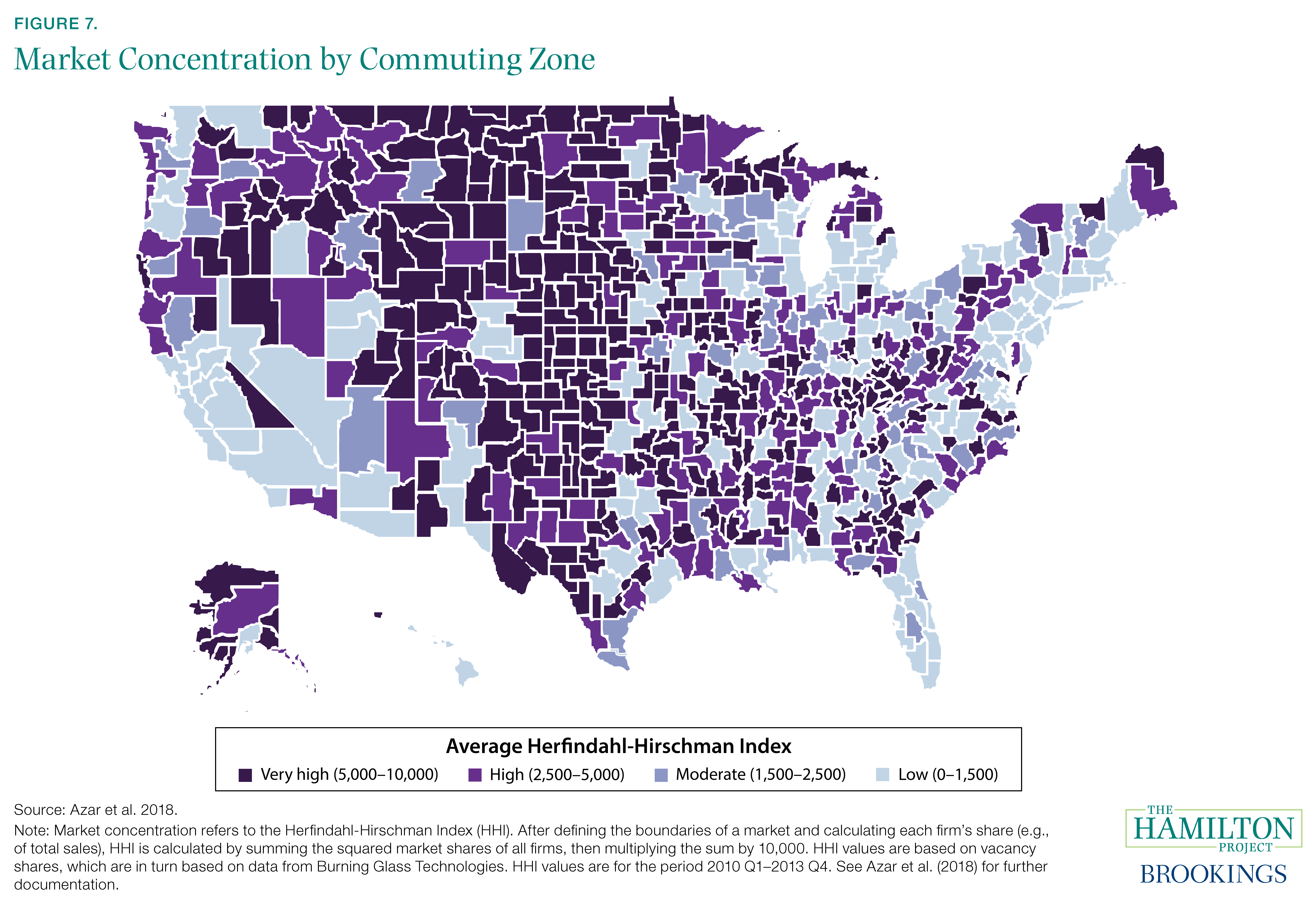 Figure 7. Market Concentration by Commuting Zone