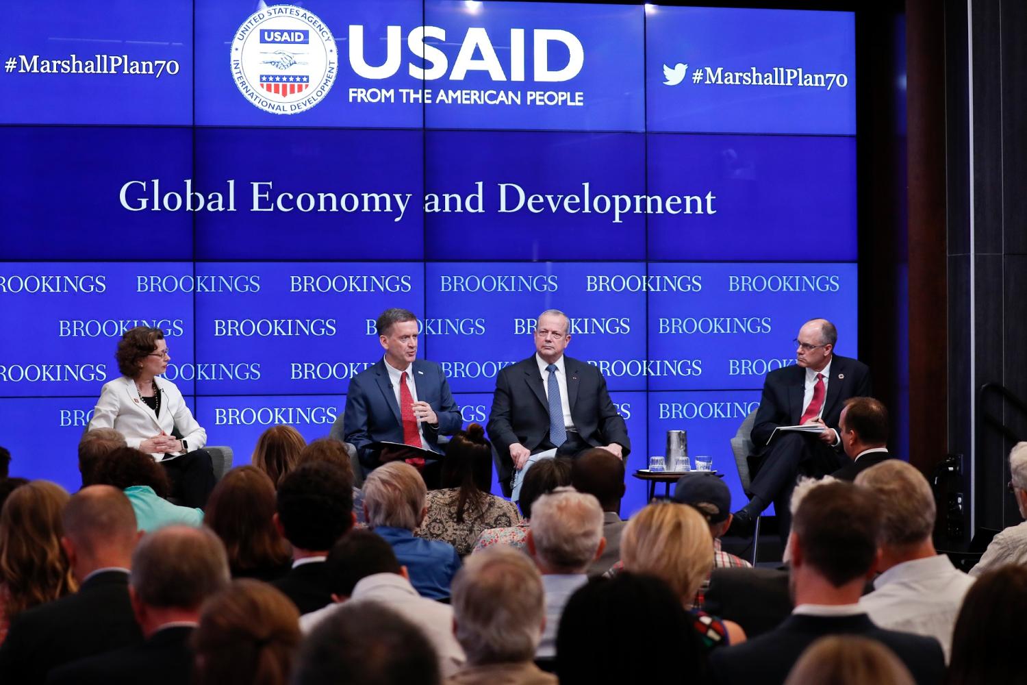 USAID and Brookings panel on 70th anniversary of the Marshall Plan