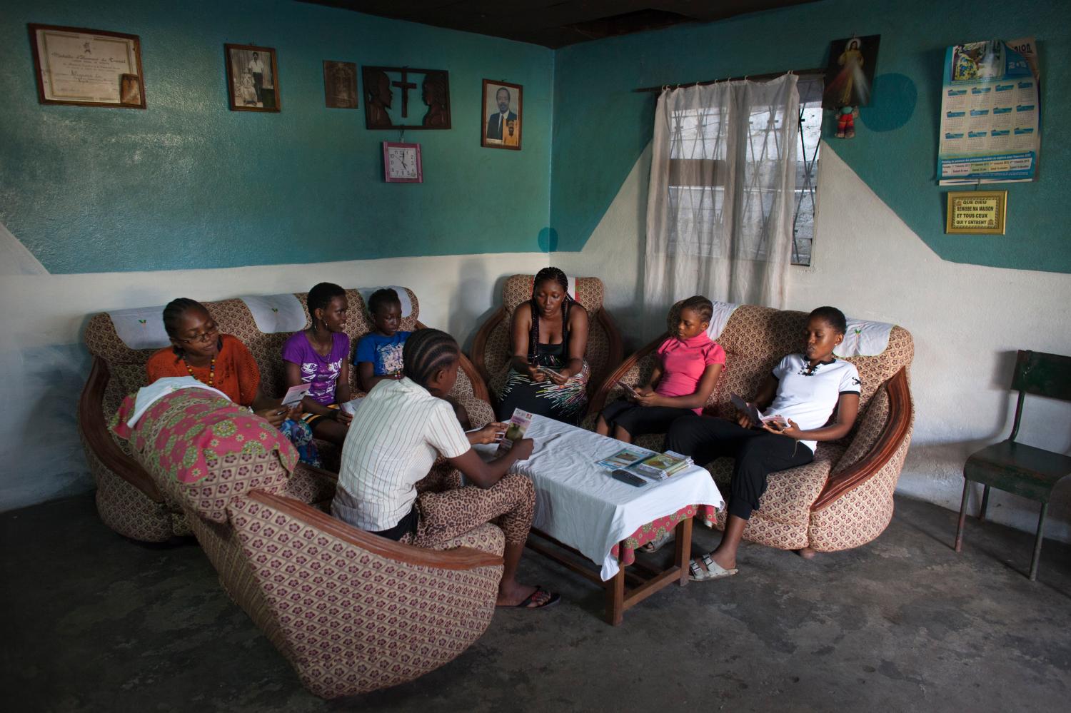 Informal education session in Cameroon