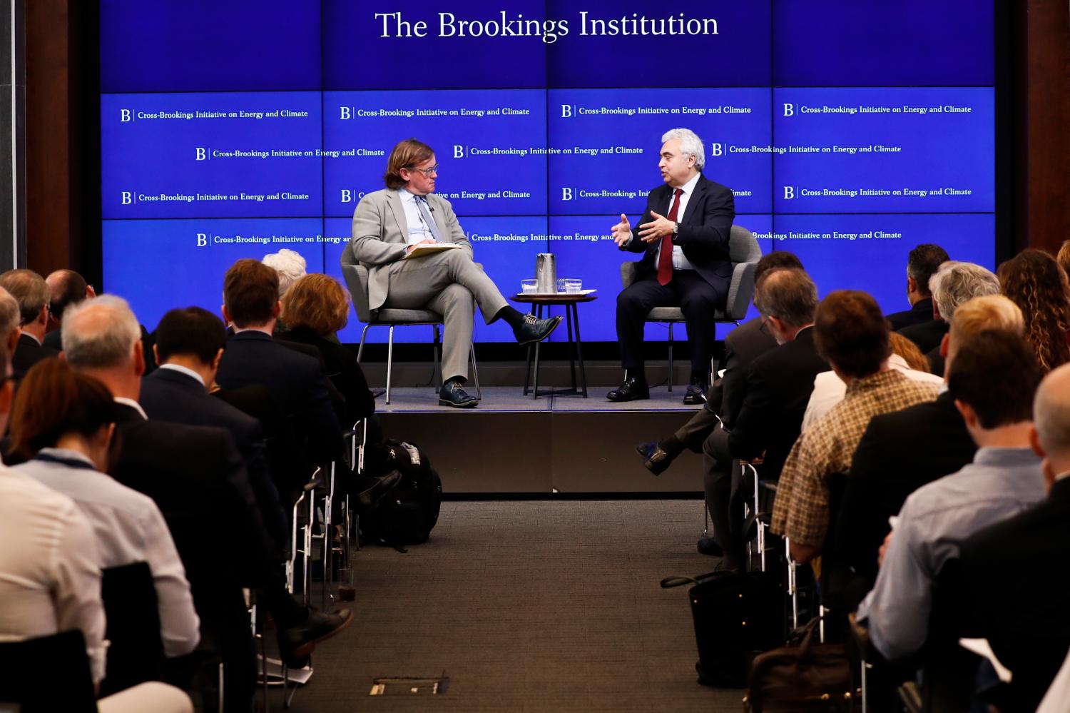 Fatih Birol and David Victor at Brookings