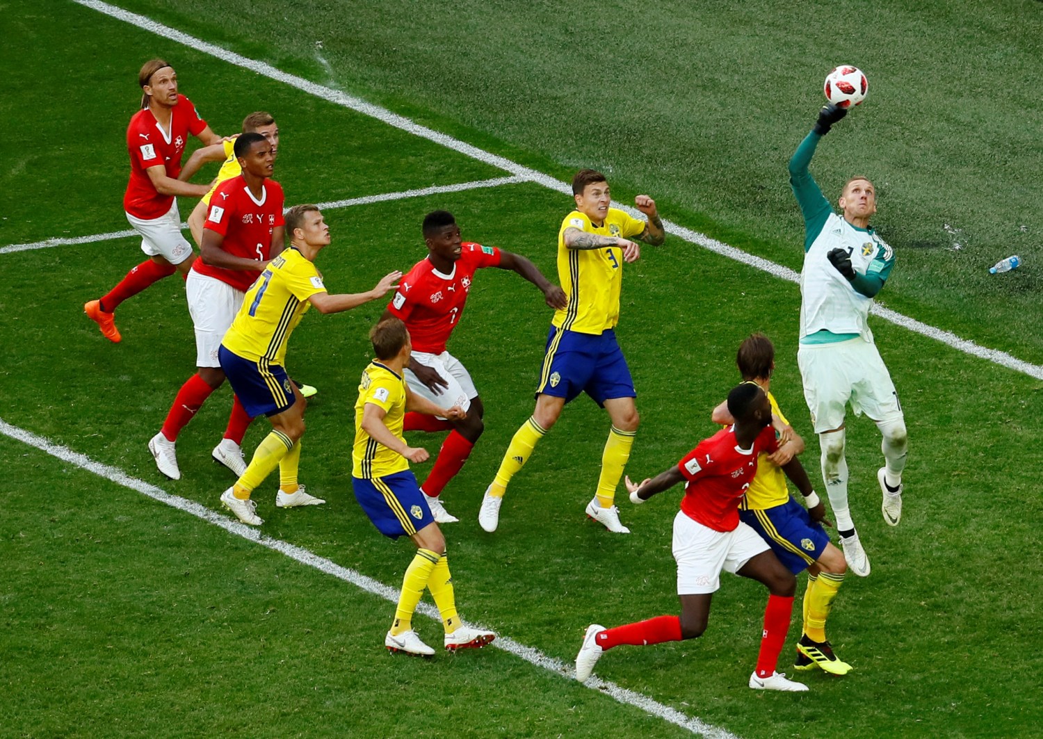 Green stadiums at the 2018 FIFA World Cup