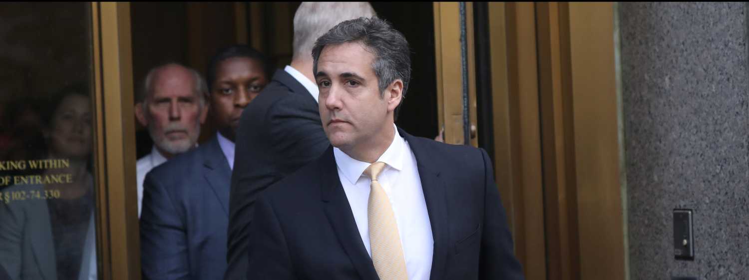 U.S. President Donald Trump's former lawyer, Michael Cohen, leaves the Daniel Patrick Moynihan United States Court House in lower Manhattan, New York City, U.S. August 21, 2018.  REUTERS/Mike Segar - RC1139D3DA10