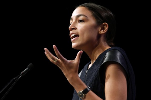 Alexandria Ocasio-Cortez speaks at the Netroots Nation annual conference for political progressives in New Orleans, Louisiana, U.S. August 4, 2018. REUTERS/Jonathan Bachman - RC1BF3CA8F00
