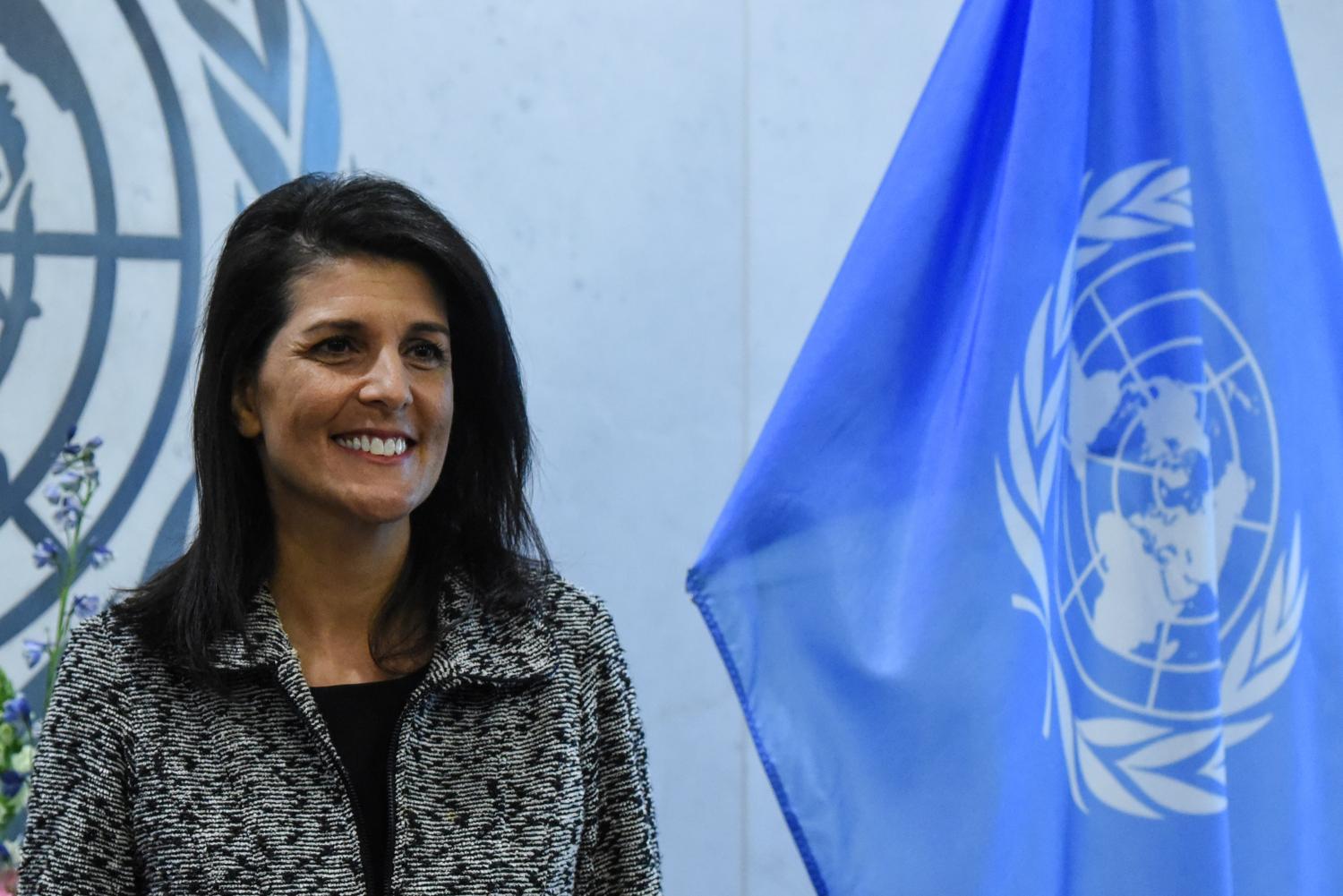 U.S. Ambassador to the United Nations Nikki Haley.