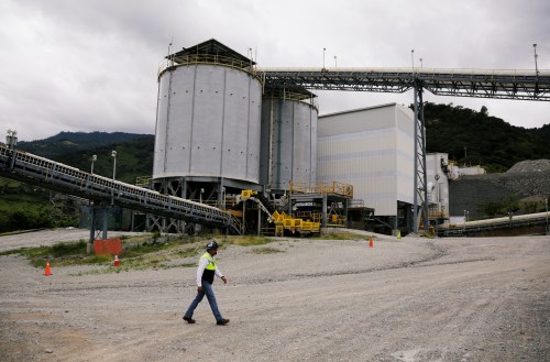 Escobal Silver Mine, in the town of San Rafael las Flores, Guatemala