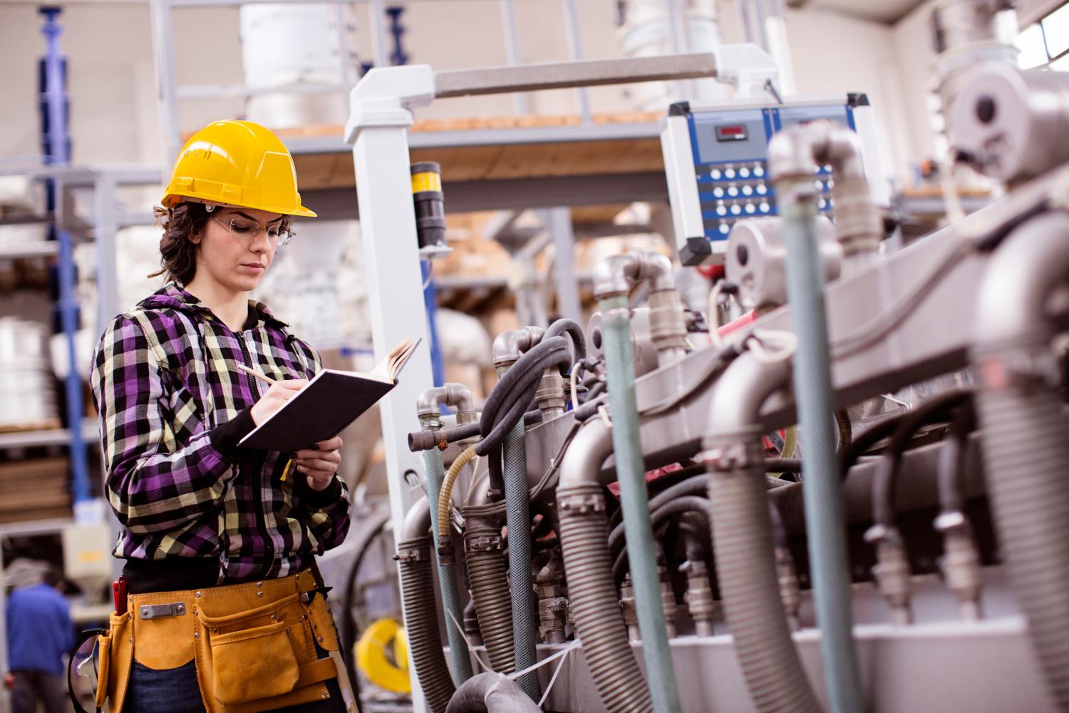 woman working in factory