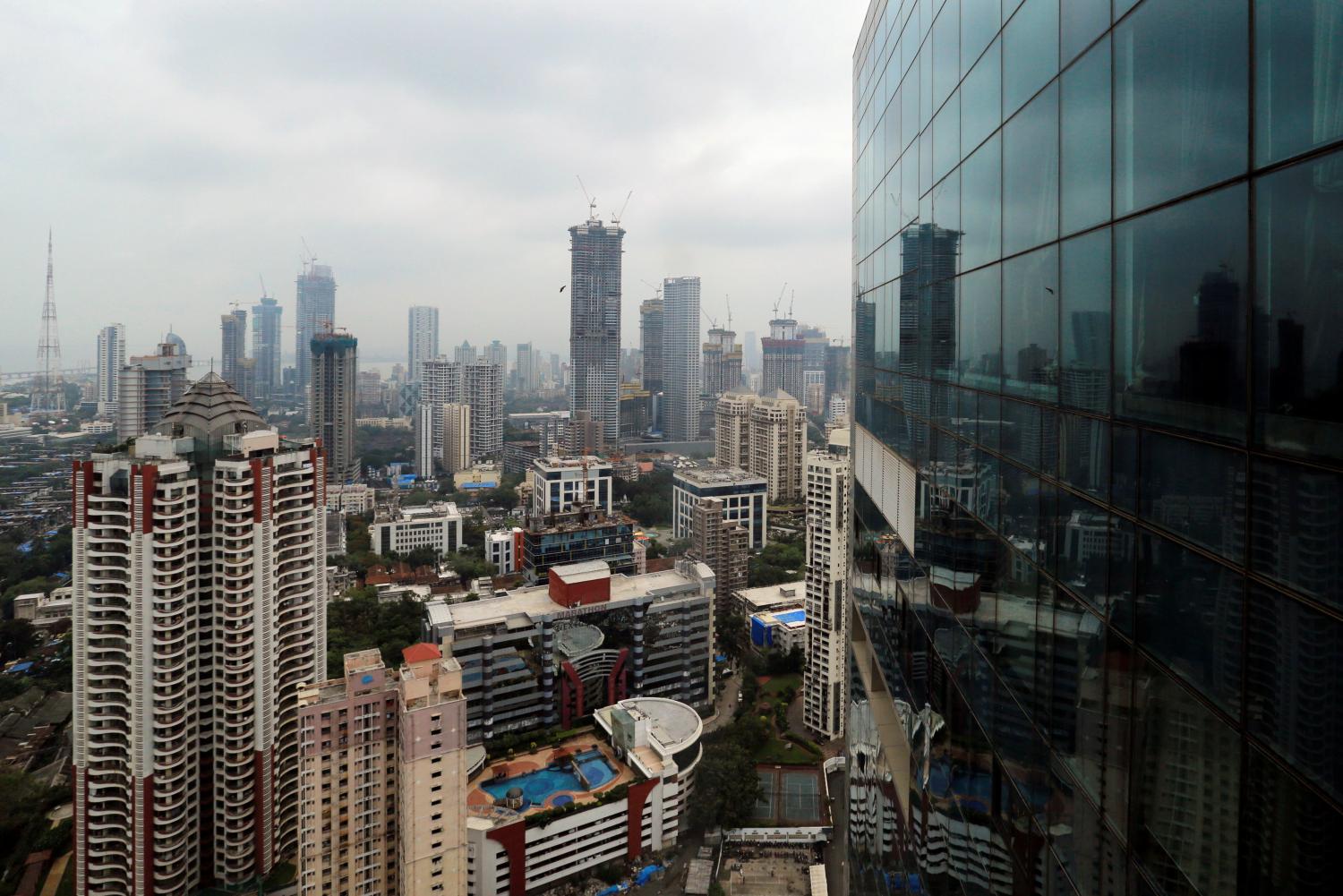 A general view of Mumbai's central financial district, India June 13, 2017. REUTERS/Danish Siddiqui - RC1A105EC5D0