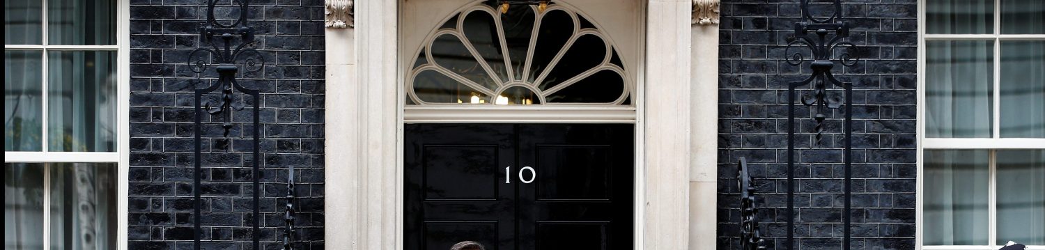 10 Downing Street, in central London.