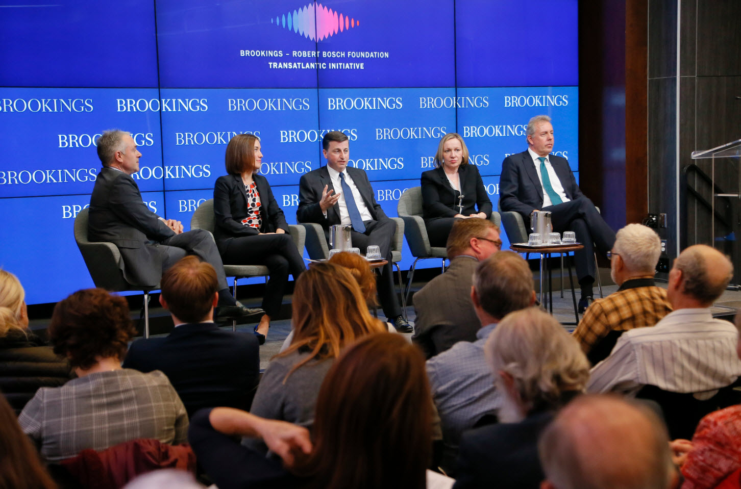 Photo of panelists at October 23, 2018 Brexit event