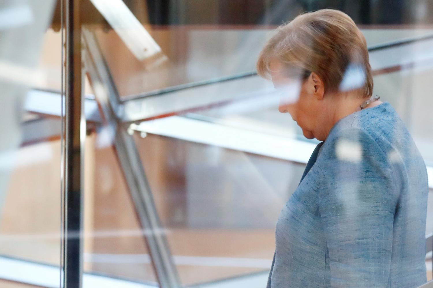 German Chancellor Angela Merkel attends the G20 Compact with Africa Conference in Berlin, Germany, October 30, 2018.    REUTERS/Axel Schmidt/Pool - RC1526AE4BA0