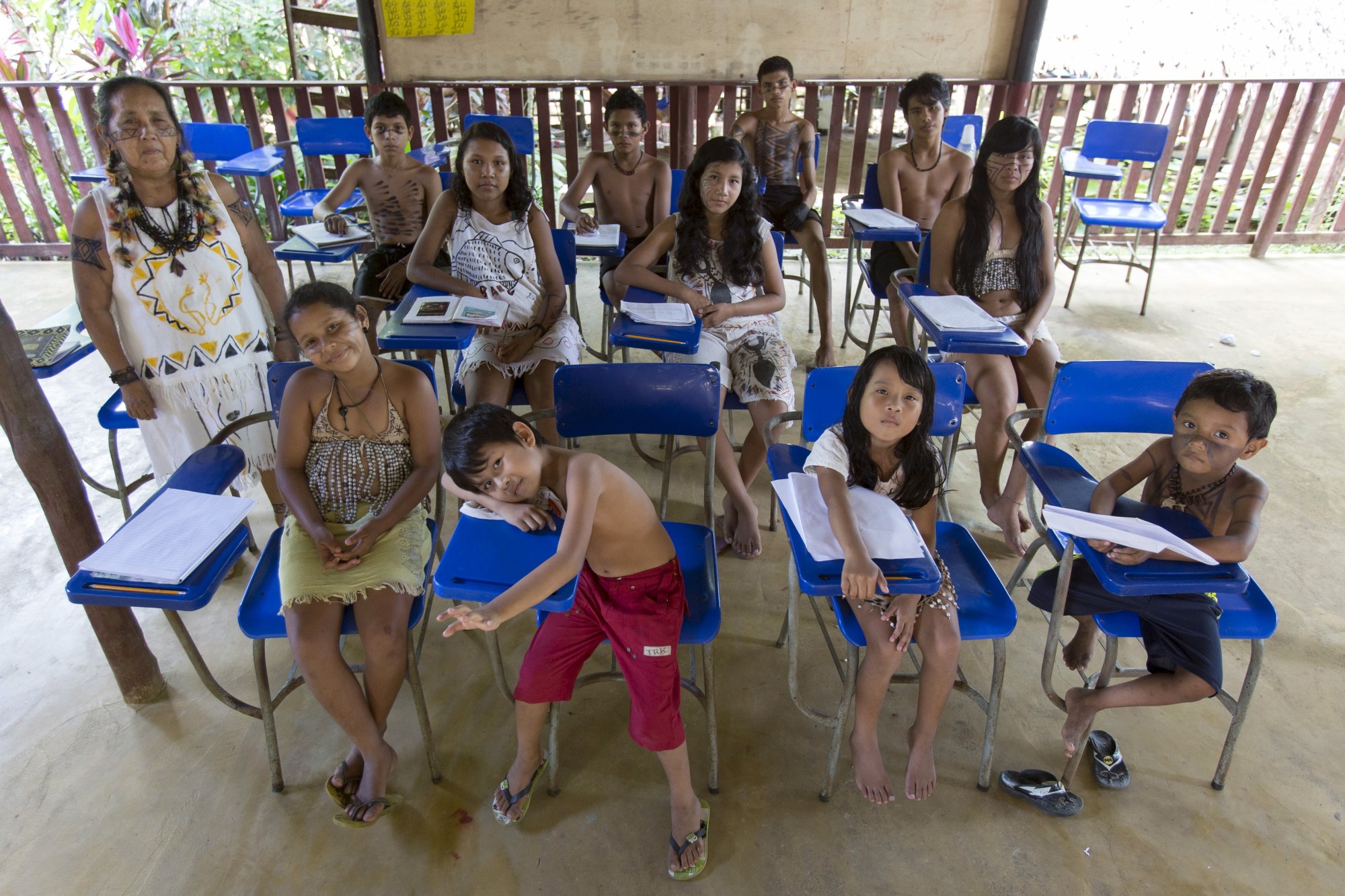 Children at a school in Amazonas state, Brazil (Reuters/Bruno Kelly)