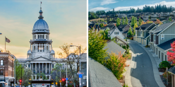 state house and housing development