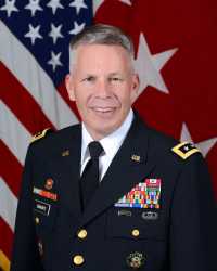 Lt. Gen. Todd Semonite, Chief of Engineers and the Commanding General of the U.S. Army Corp of Engineers, poses for a command portrait in the Army portrait studio at the Pentagon in Arlington, VA, May 4 2016.  (U.S. Army photo by Monica King/Released)