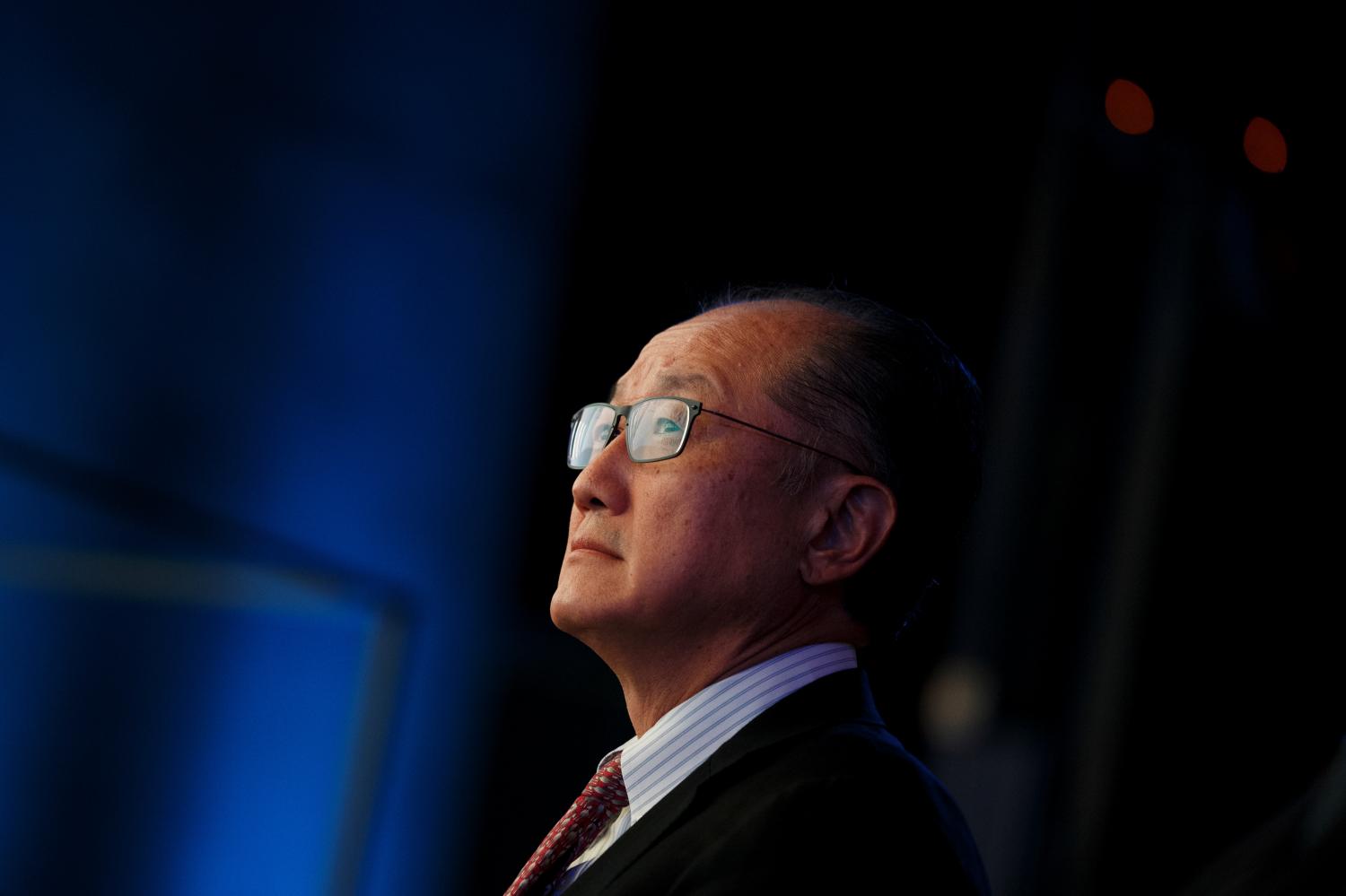 World Bank President Jim Yong Kim attends the opening ceremony of the Reinvented Toilet Expo showcasing sewerless sanitation technology in Beijing, November 6, 2018.  REUTERS/Thomas Peter - RC1CA0B6A1E0