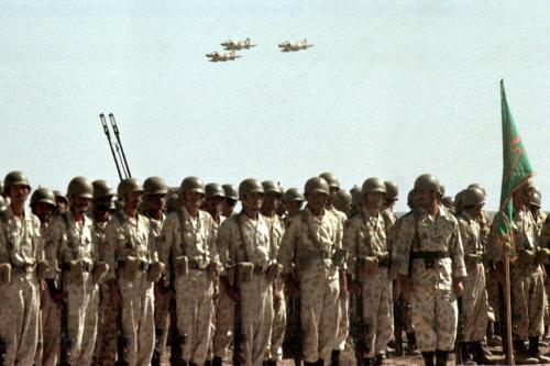 Fighter jets fly over Iranian soldiers parading during the Zolfaghar-2 war games near the Iran-Afghan border on November 2. The war games involved 200,000 army troops, 70,000 Revolutionary Guards, armoured and artillery units as well as commando forces and naval units, supported by the air force and the army air corps in the border areas covering 50,000 sq km (19,300 sq miles).JDP - RP1DRIGJPSAA