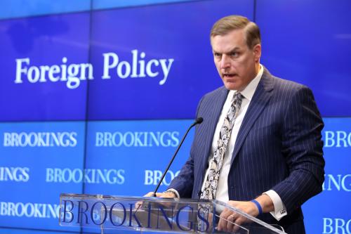 Assistant Secretary of Defense for Strategy, Plans, and Capabilities James Anderson at Brookings.
