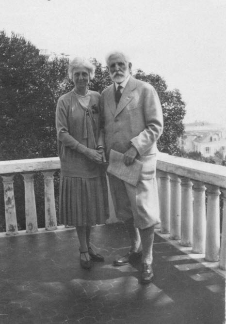 Isabel and Robert Brookings, Italy, 1928