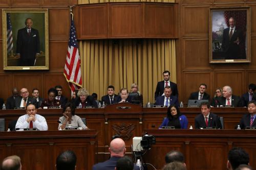 Acting U.S. Attorney General Matthew Whitaker testifying before House Judiciary Committee