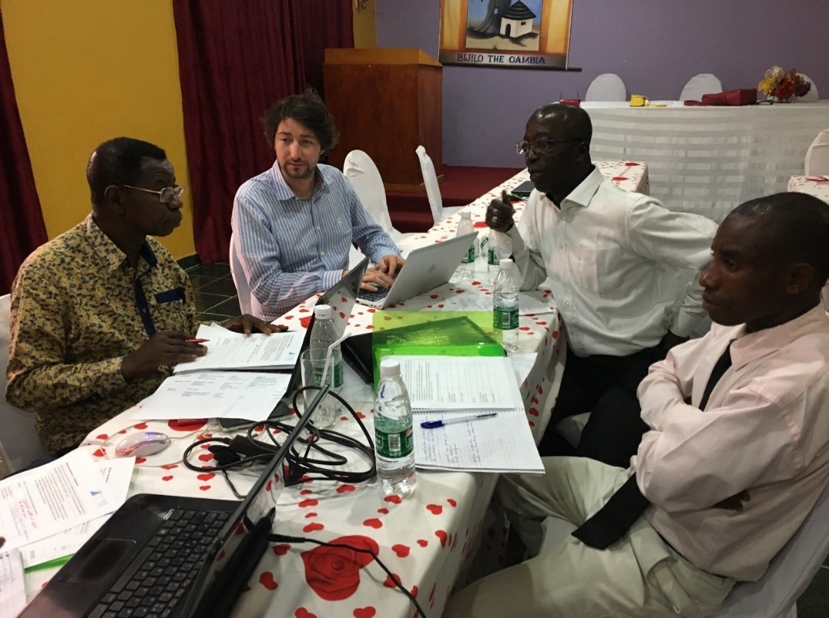 Colleagues across Gambia, Kenya, DRC, and Zambia