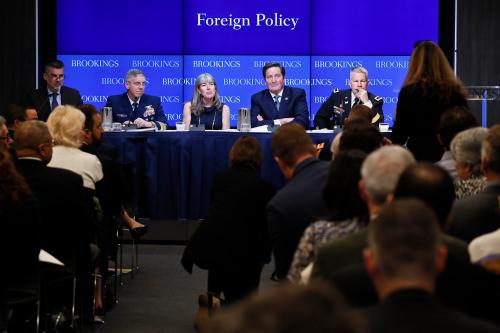 Panelists at the March 25, 2019 Foreign Policy program event on maritime security.